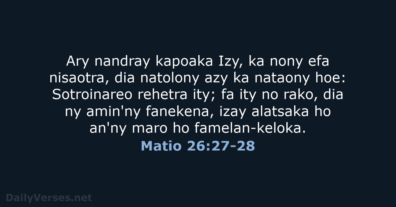 Matio 26:27-28 - MG1865