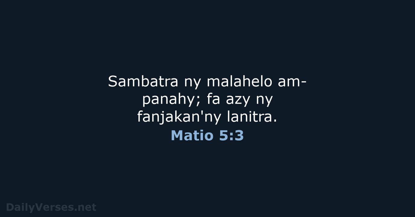 Matio 5:3 - MG1865