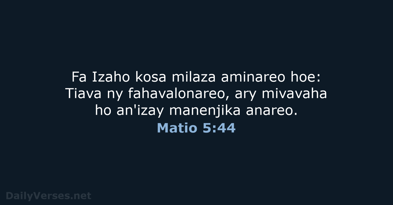 Matio 5:44 - MG1865