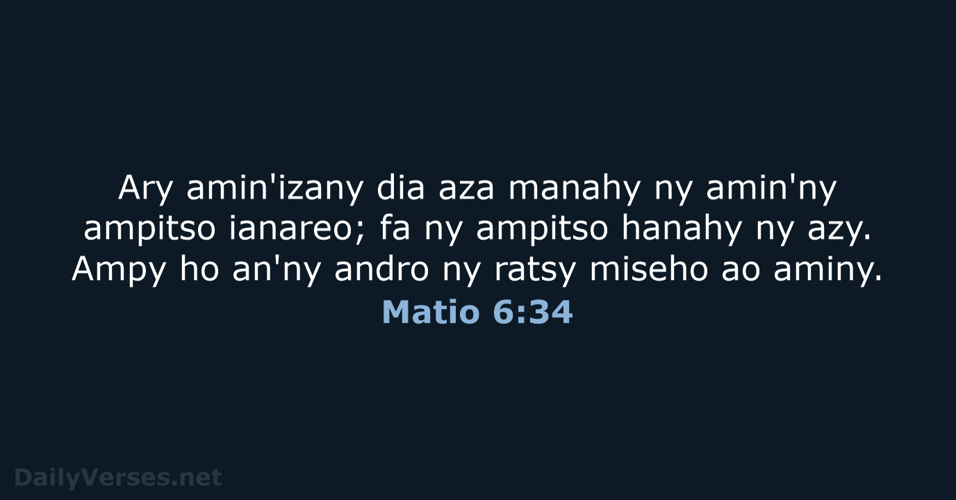 Matio 6:34 - MG1865