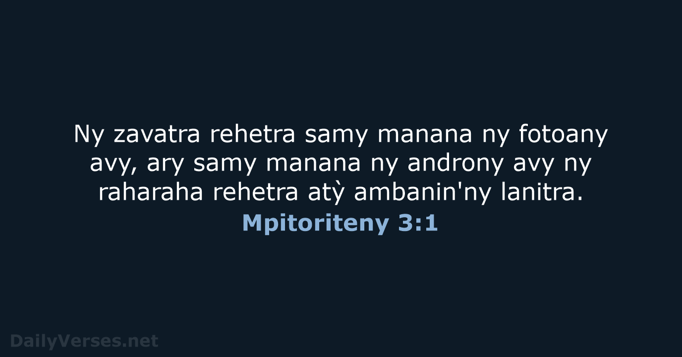 Mpitoriteny 3:1 - MG1865