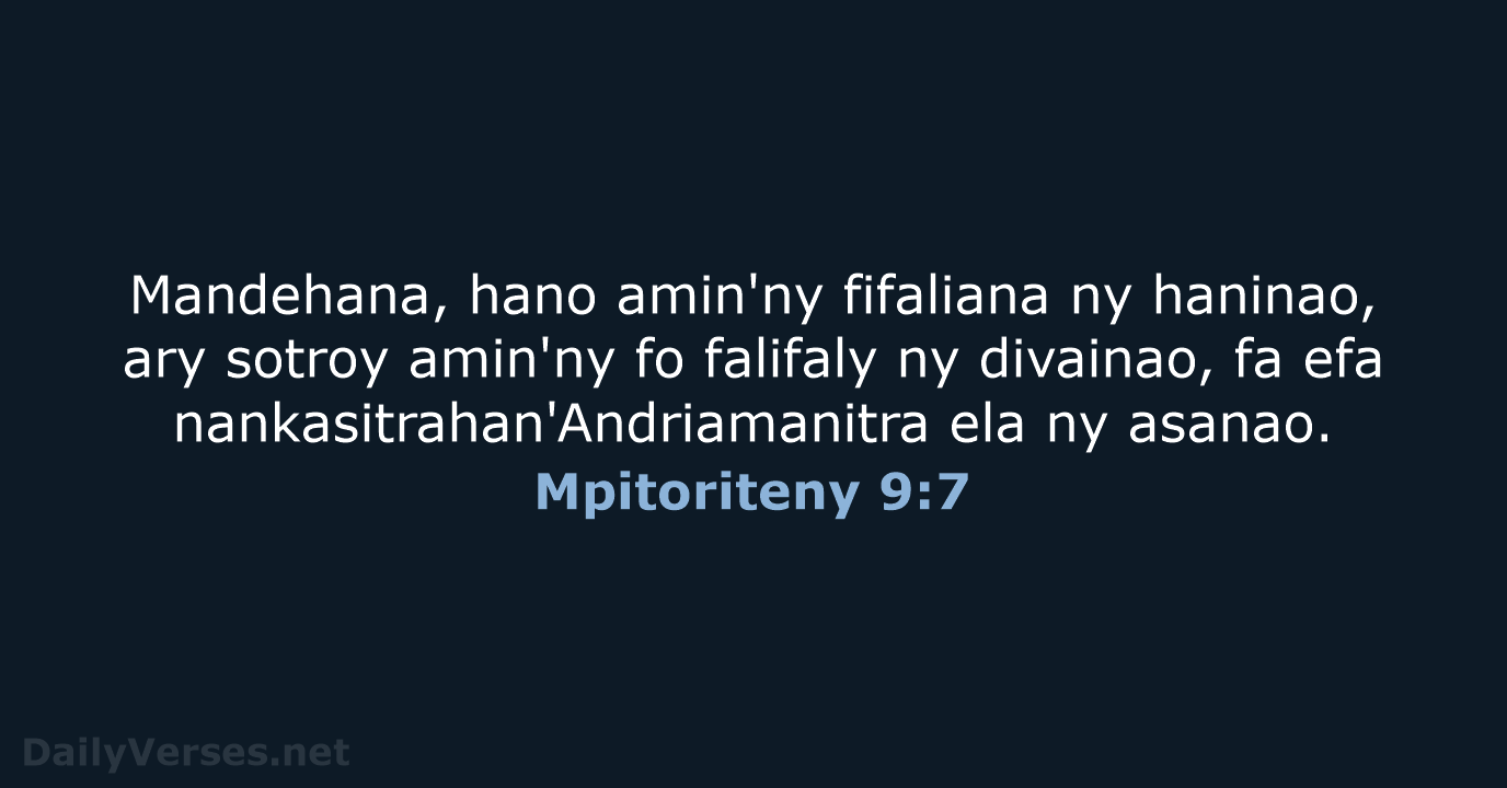 Mpitoriteny 9:7 - MG1865