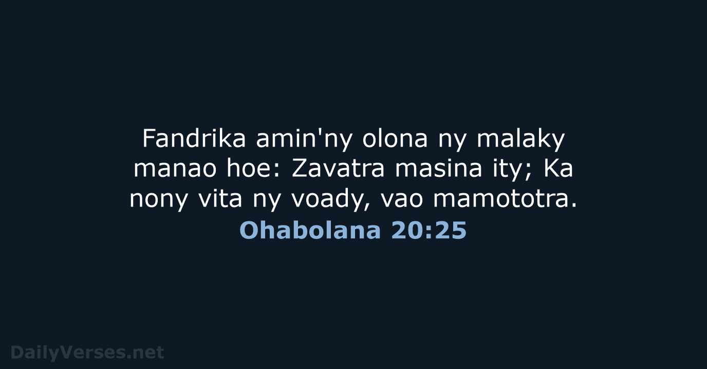 Ohabolana 20:25 - MG1865