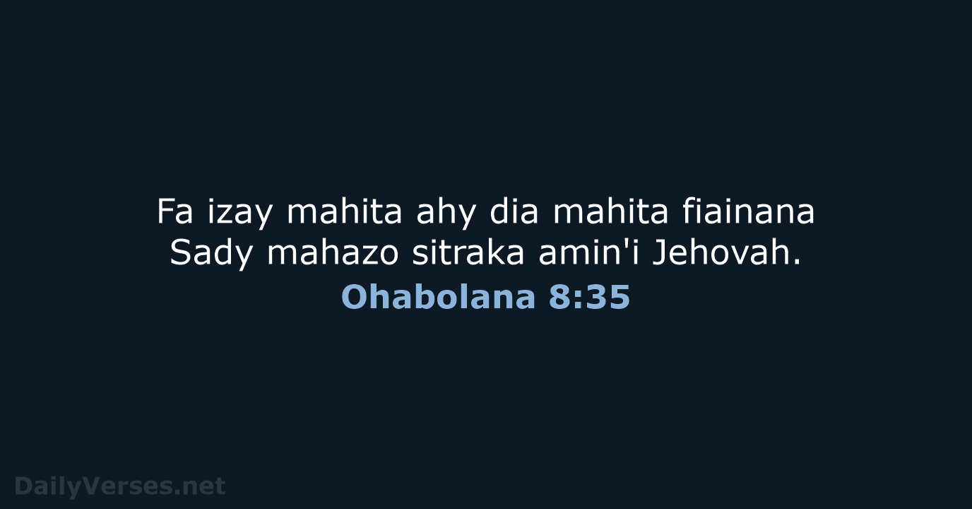 Ohabolana 8:35 - MG1865