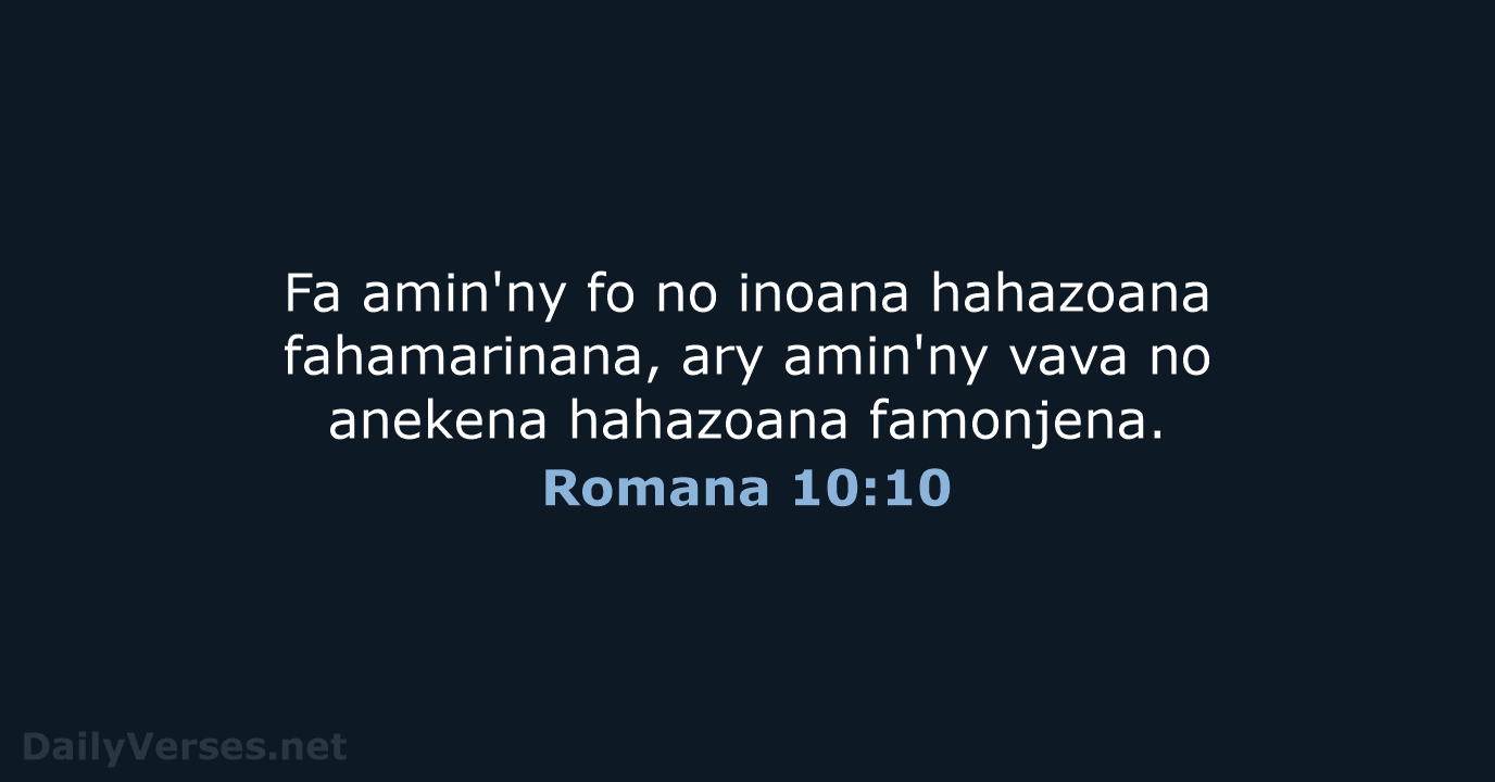 Romana 10:10 - MG1865