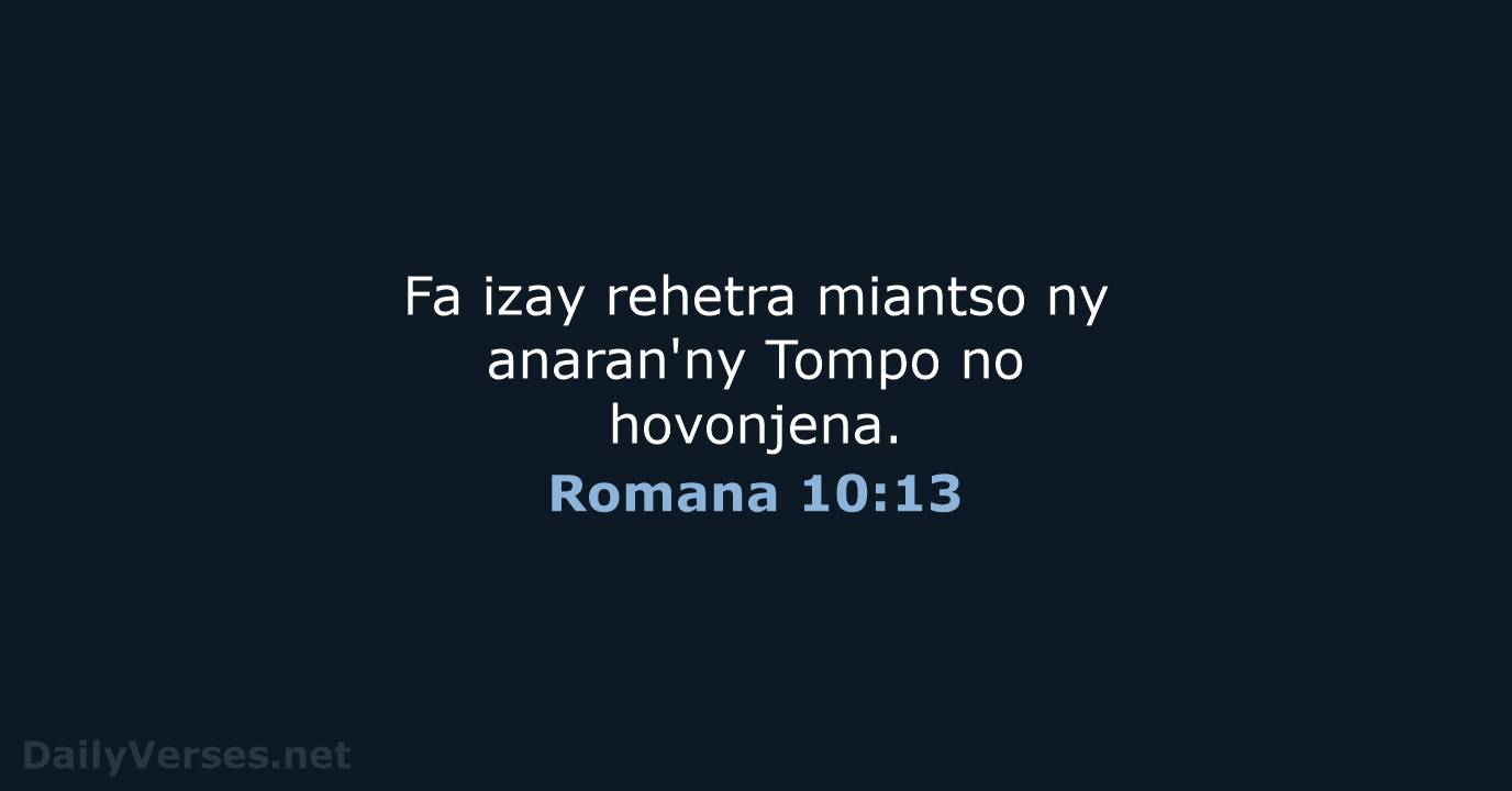 Romana 10:13 - MG1865