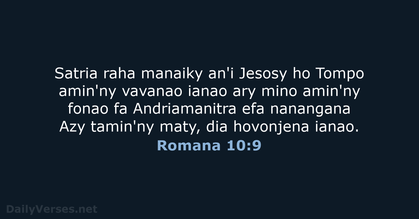 Romana 10:9 - MG1865