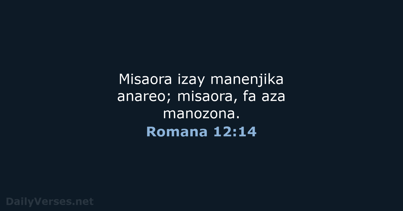 Romana 12:14 - MG1865