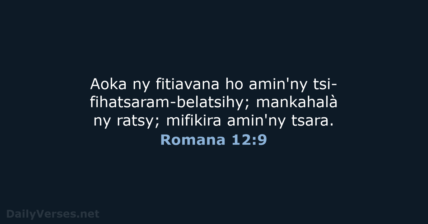 Romana 12:9 - MG1865