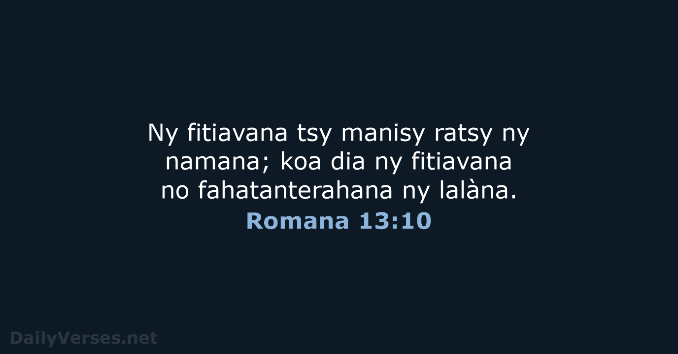 Romana 13:10 - MG1865