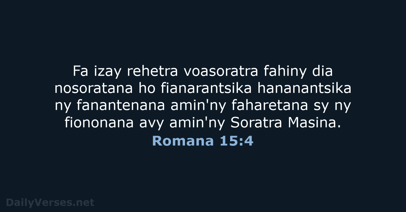 Romana 15:4 - MG1865