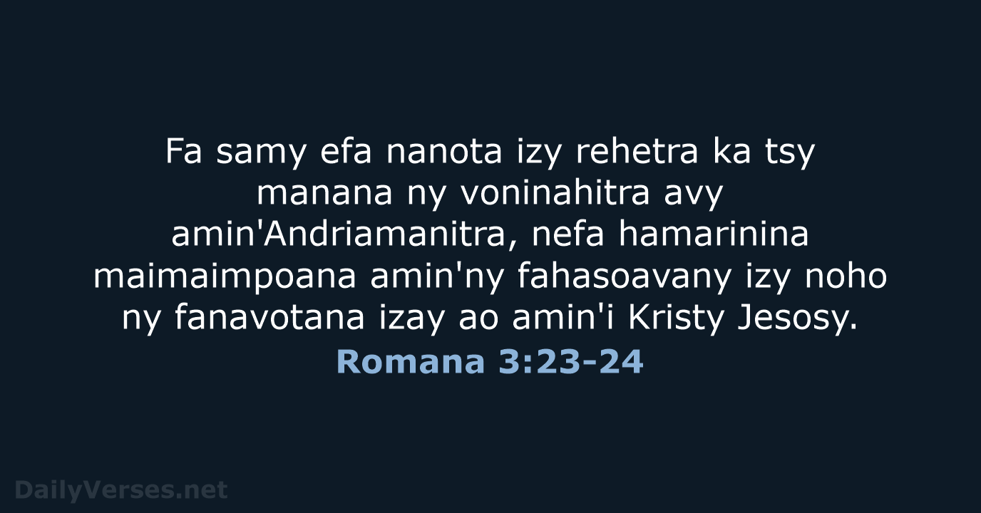 Romana 3:23-24 - MG1865
