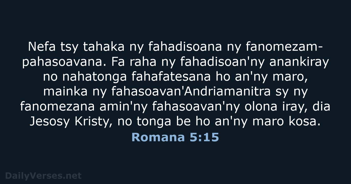 Romana 5:15 - MG1865