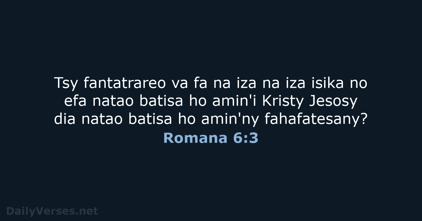 Romana 6:3 - MG1865