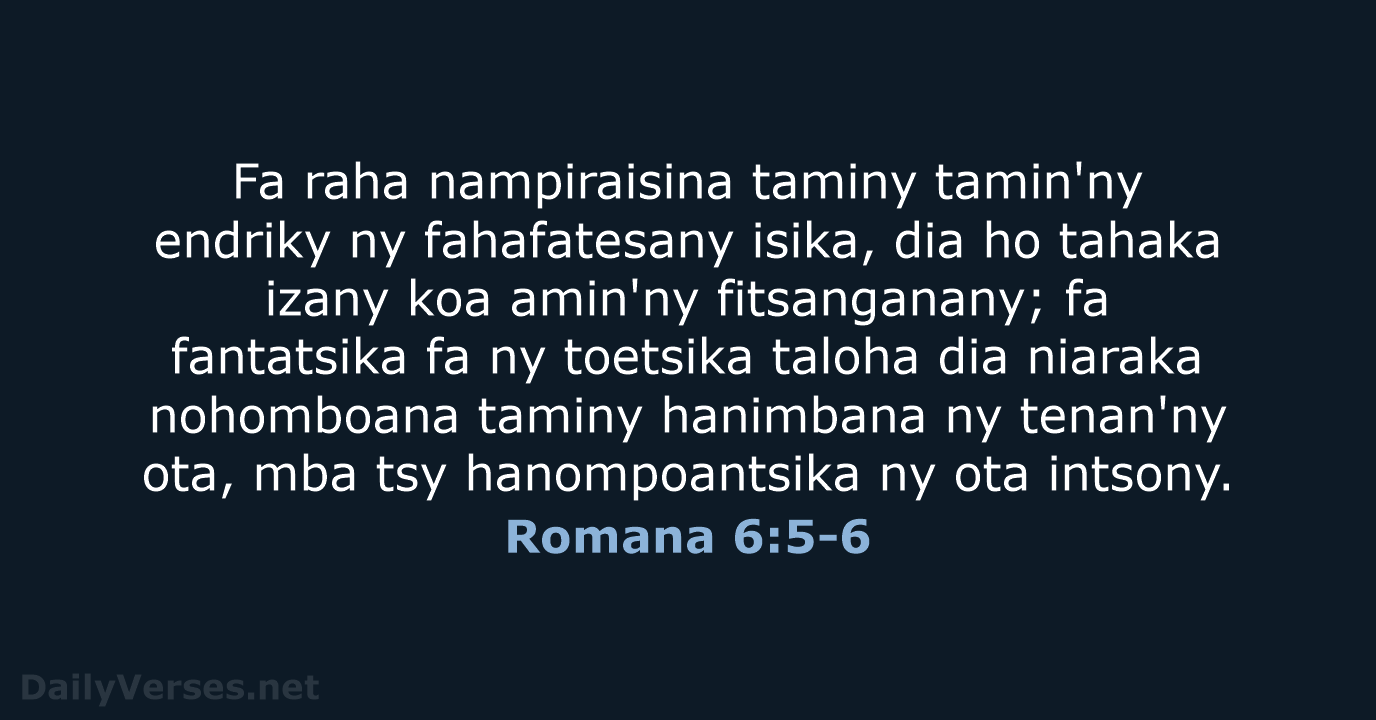 Romana 6:5-6 - MG1865
