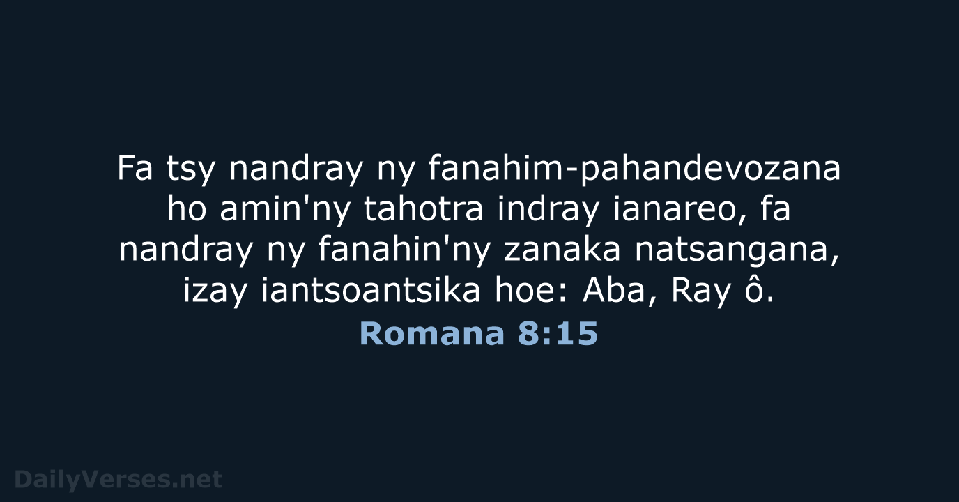 Romana 8:15 - MG1865