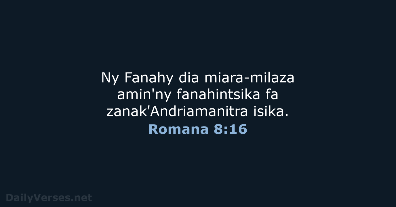 Romana 8:16 - MG1865
