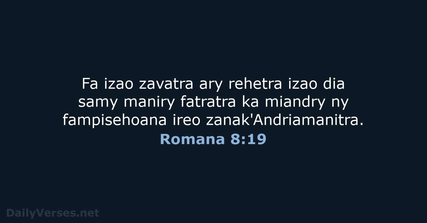 Romana 8:19 - MG1865
