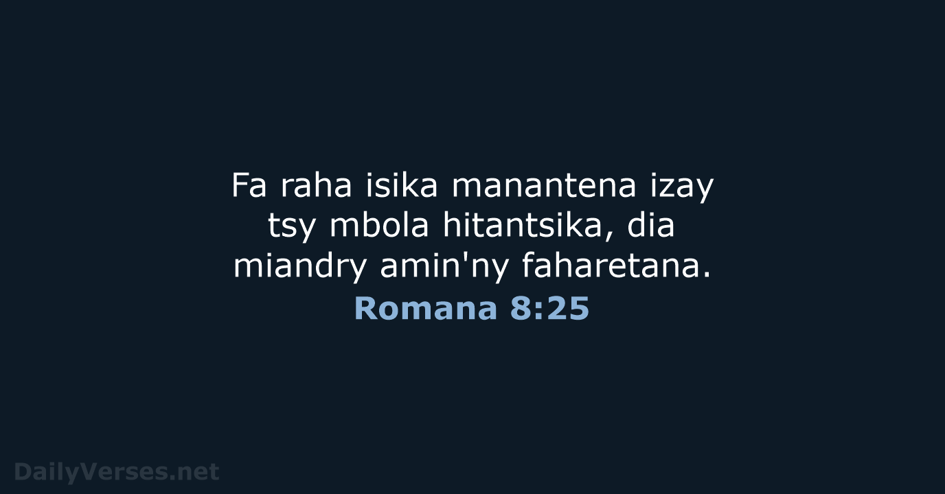Romana 8:25 - MG1865