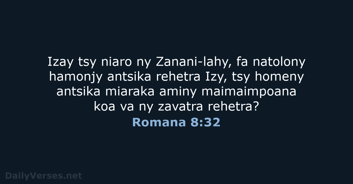 Romana 8:32 - MG1865