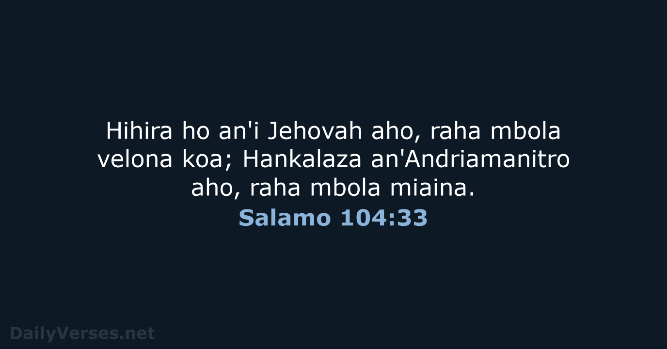 Salamo 104:33 - MG1865