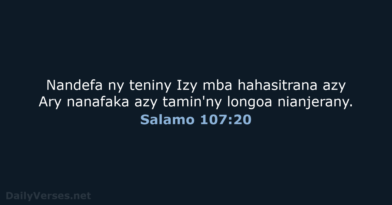 Salamo 107:20 - MG1865