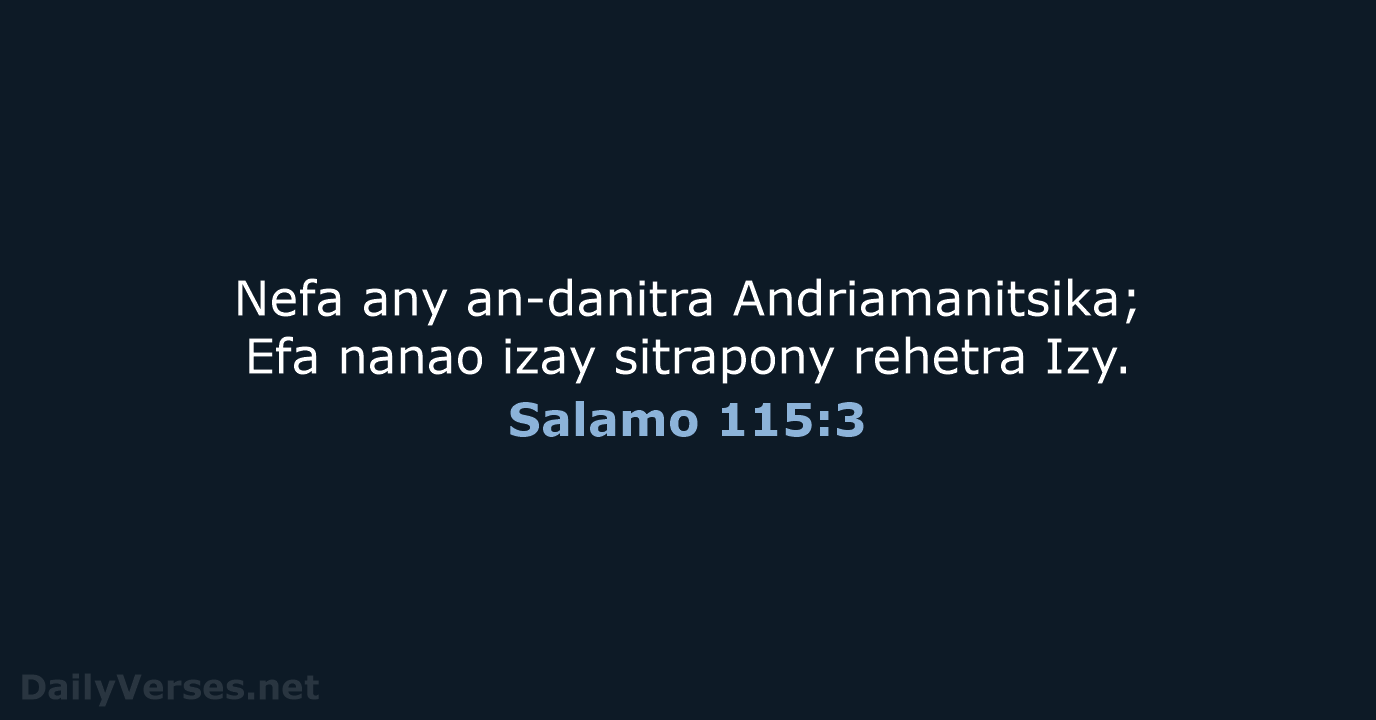 Salamo 115:3 - MG1865