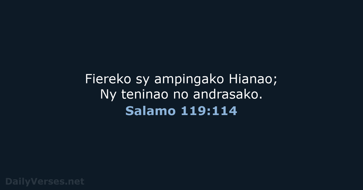 Salamo 119:114 - MG1865