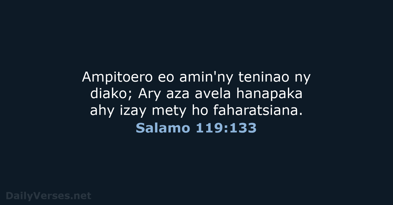 Salamo 119:133 - MG1865