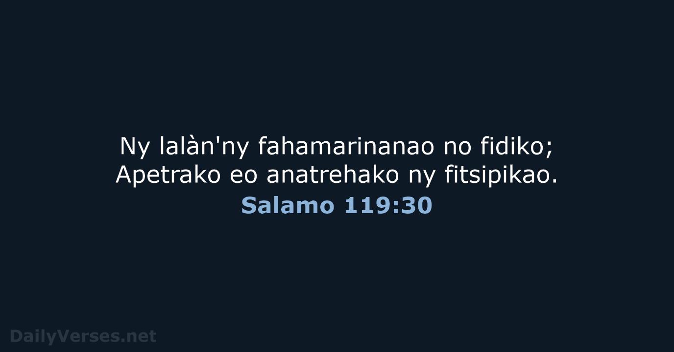 Salamo 119:30 - MG1865
