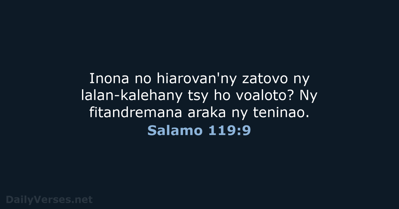 Salamo 119:9 - MG1865