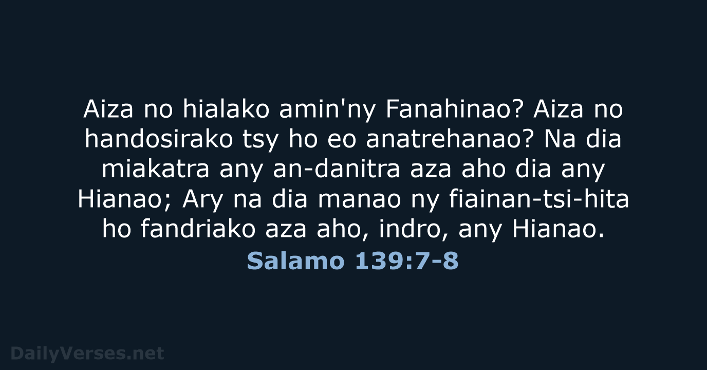 Salamo 139:7-8 - MG1865