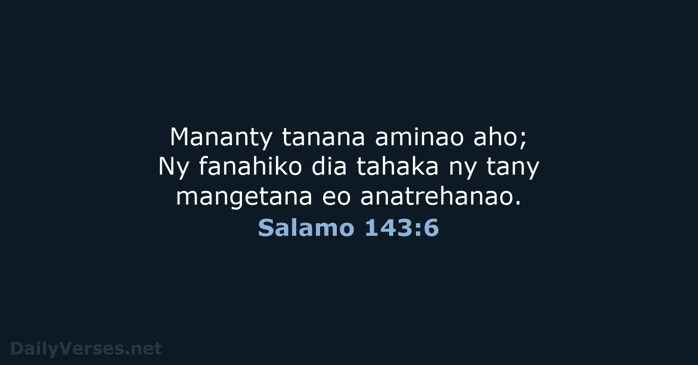 Salamo 143:6 - MG1865