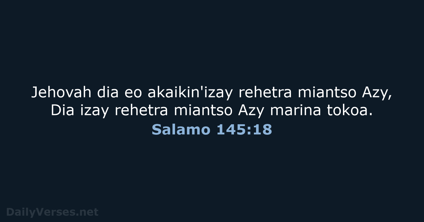 Salamo 145:18 - MG1865