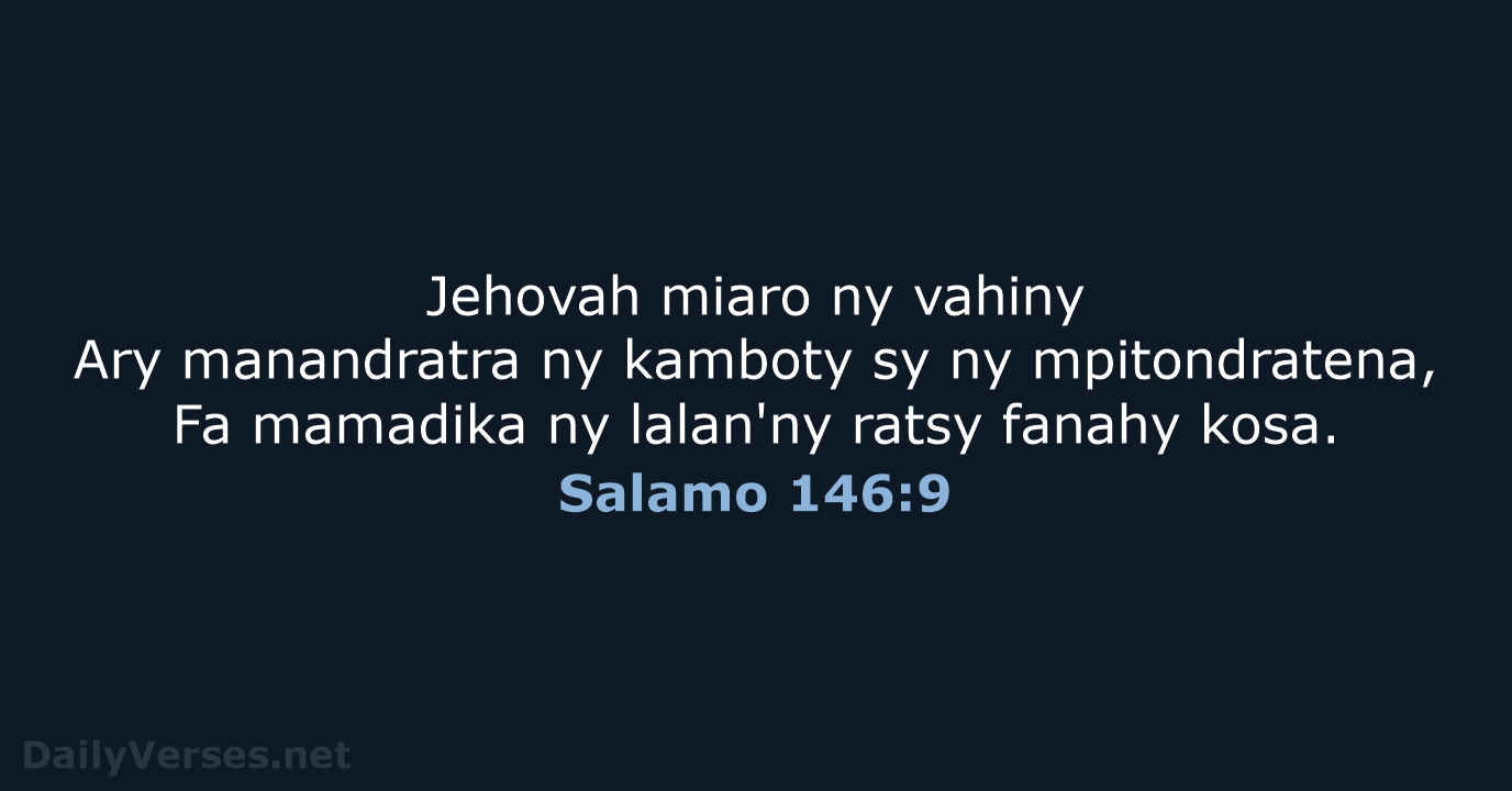 Salamo 146:9 - MG1865
