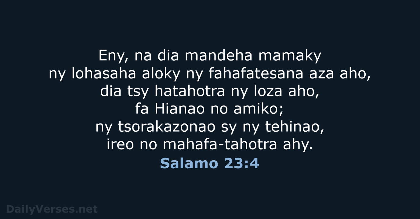 Salamo 23:4 - MG1865