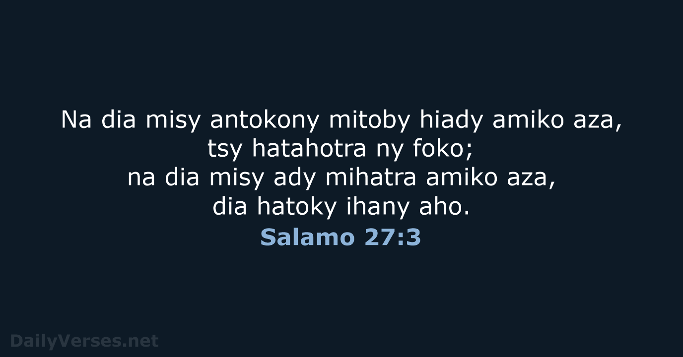 Salamo 27:3 - MG1865