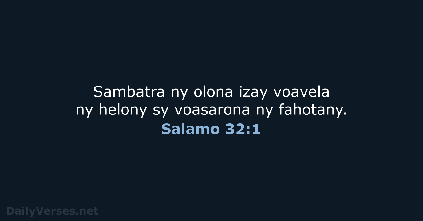 Salamo 32:1 - MG1865