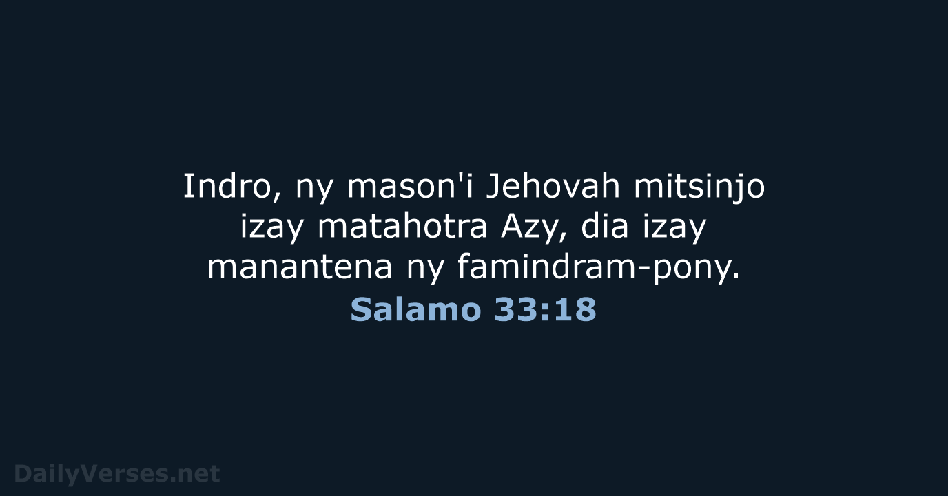 Salamo 33:18 - MG1865