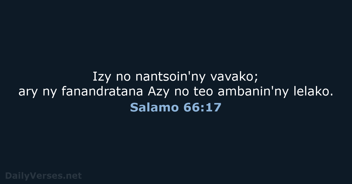 Salamo 66:17 - MG1865