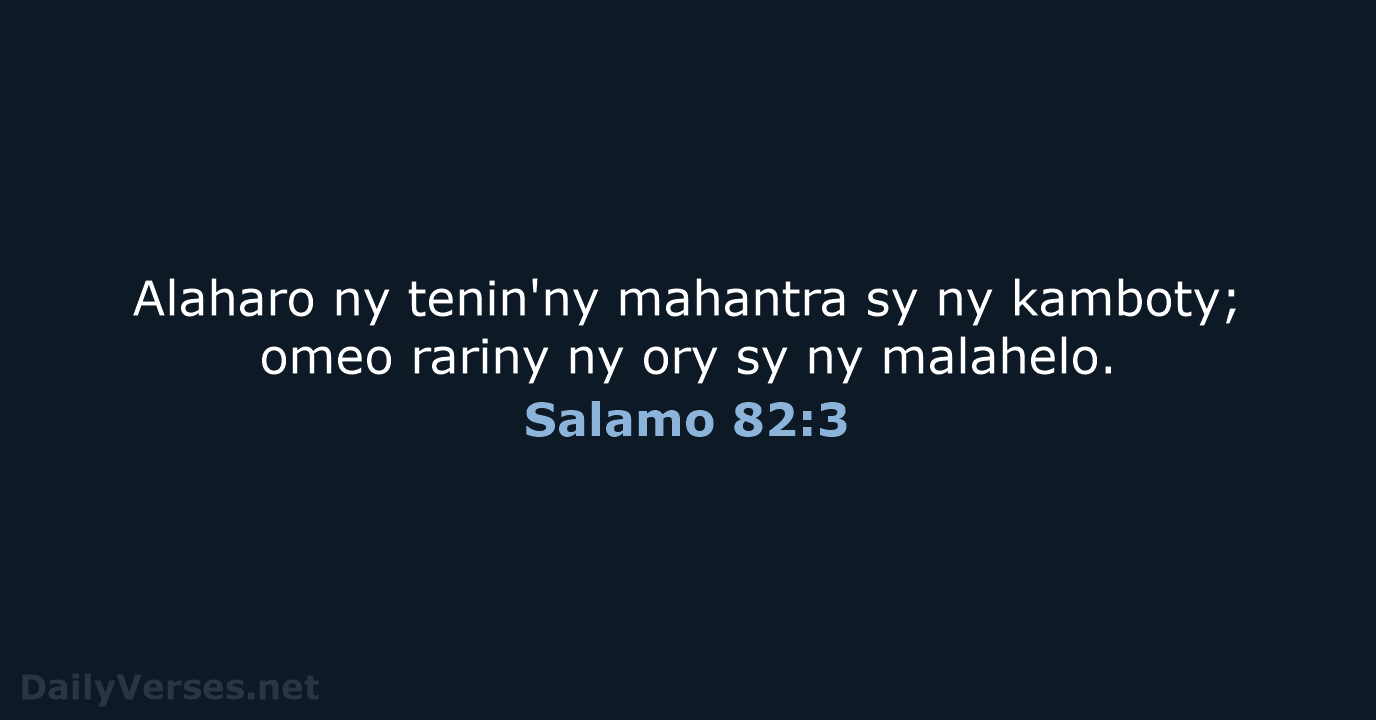 Salamo 82:3 - MG1865