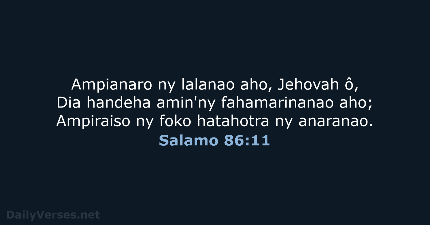 Salamo 86:11 - MG1865