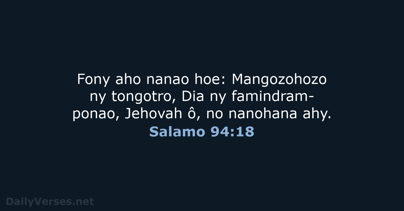 Salamo 94:18 - MG1865