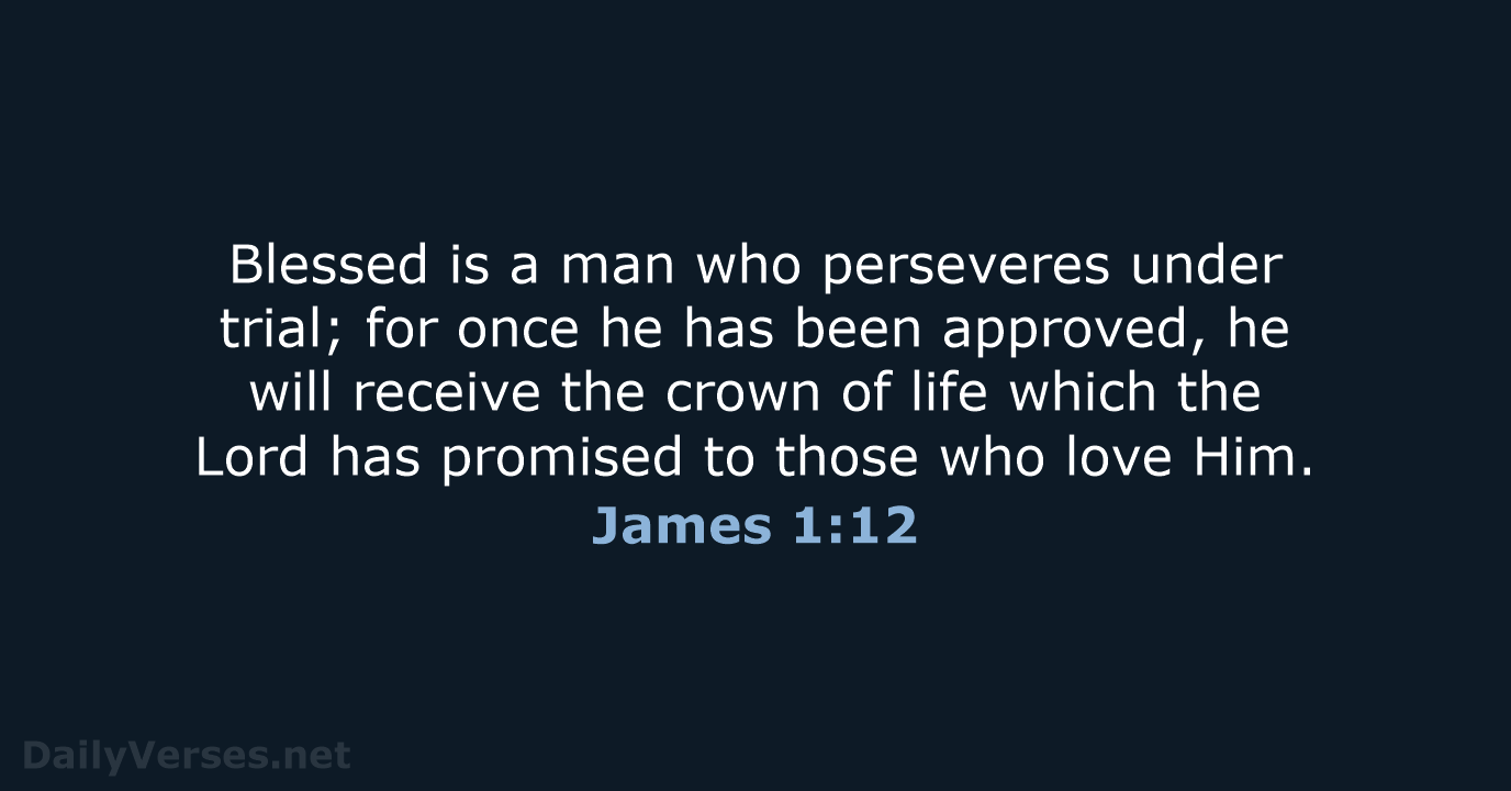 James 1:12 - NASB