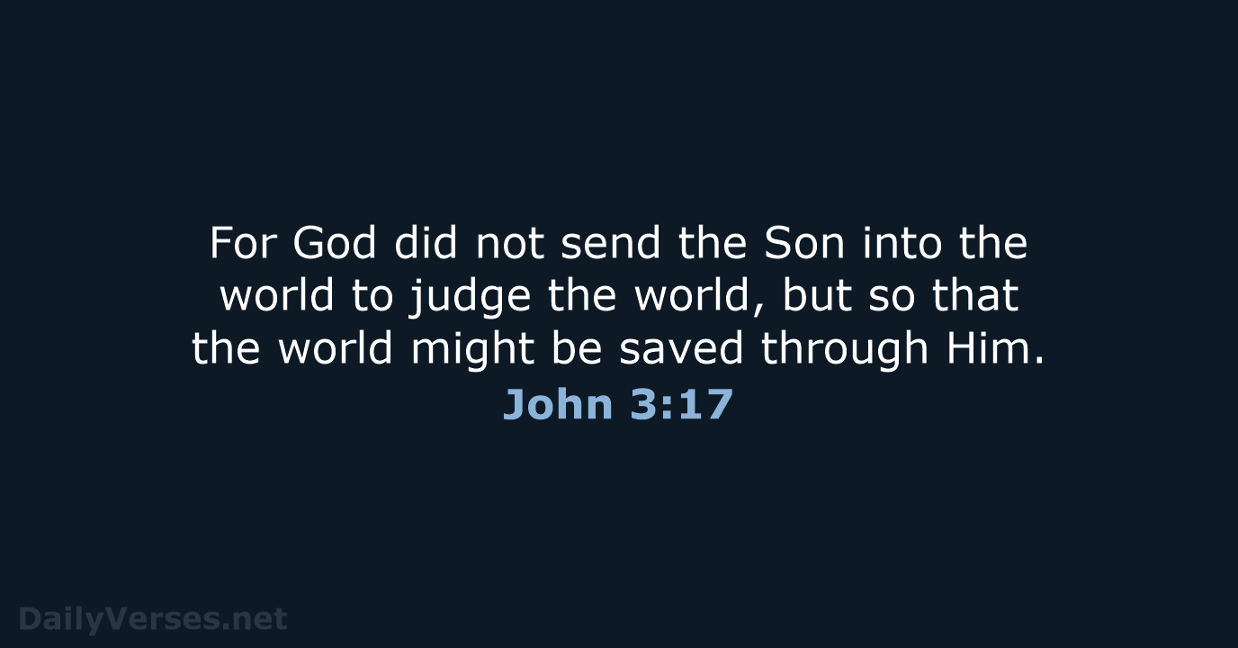 John 3:17 - NASB