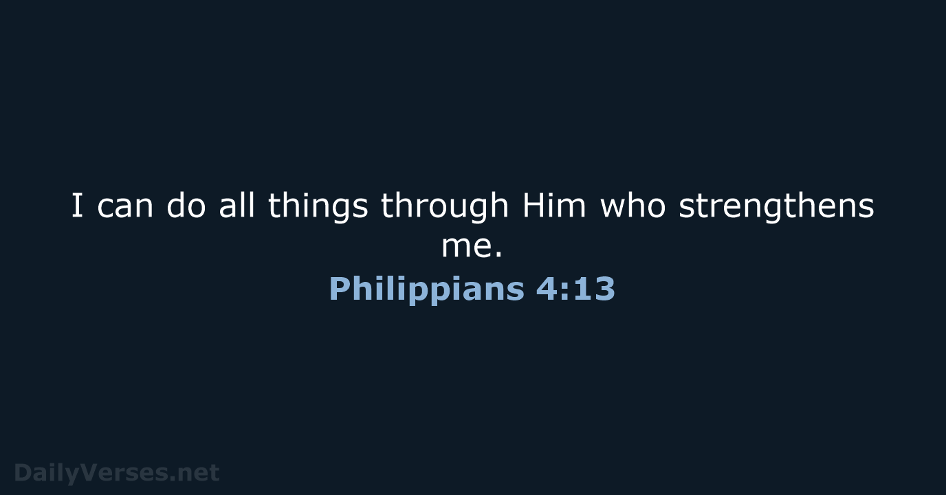 Philippians 4 13 Bible Verse NASB DailyVerses