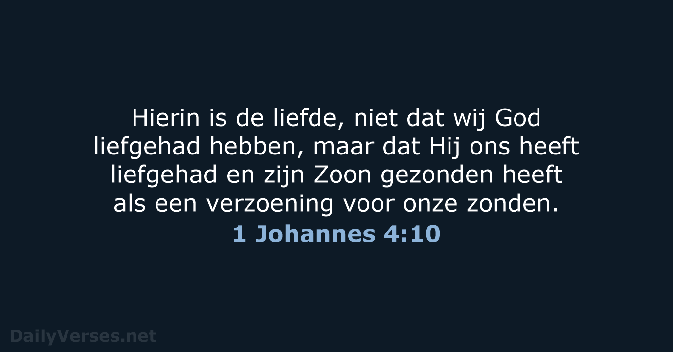 1 Johannes 4:10 - NBG