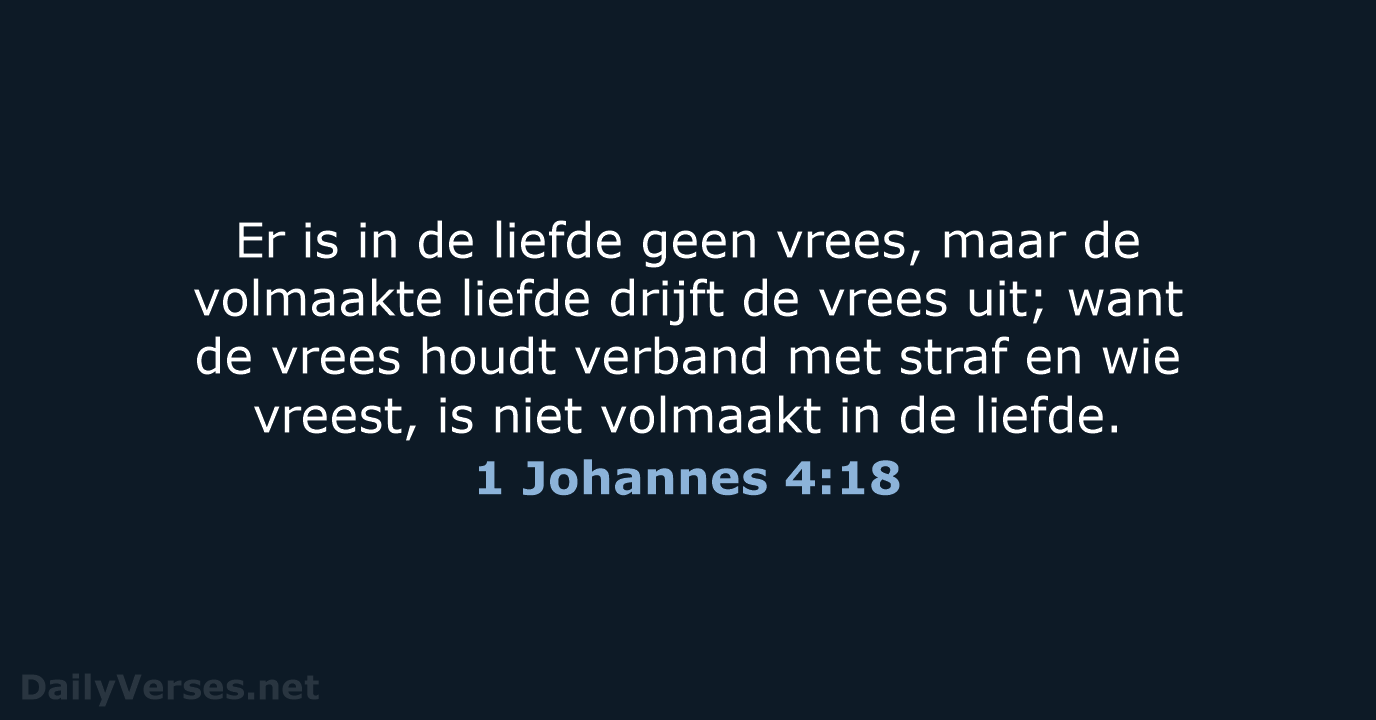 1 Johannes 4:18 - NBG