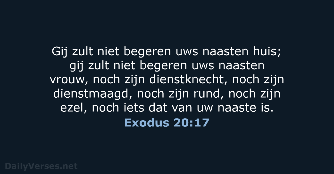 Exodus 20:17 - NBG