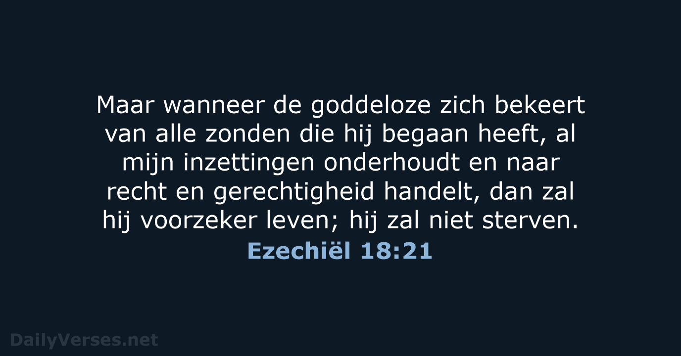 Ezechiël 18:21 - NBG